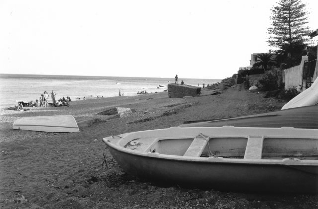 Spiaggia e barche